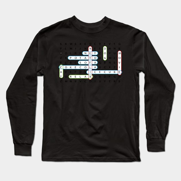 Couch potato Long Sleeve T-Shirt by WhatDesign